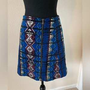 J. Crew Aztec patterned Skirt. Size 4.‎